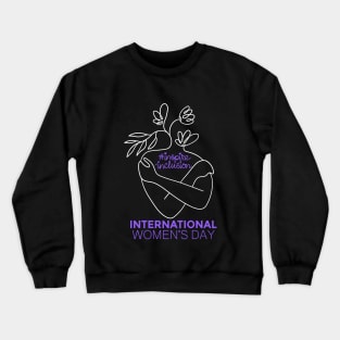 Count Her Inspire Inclusion Women's International Day 2024 Crewneck Sweatshirt